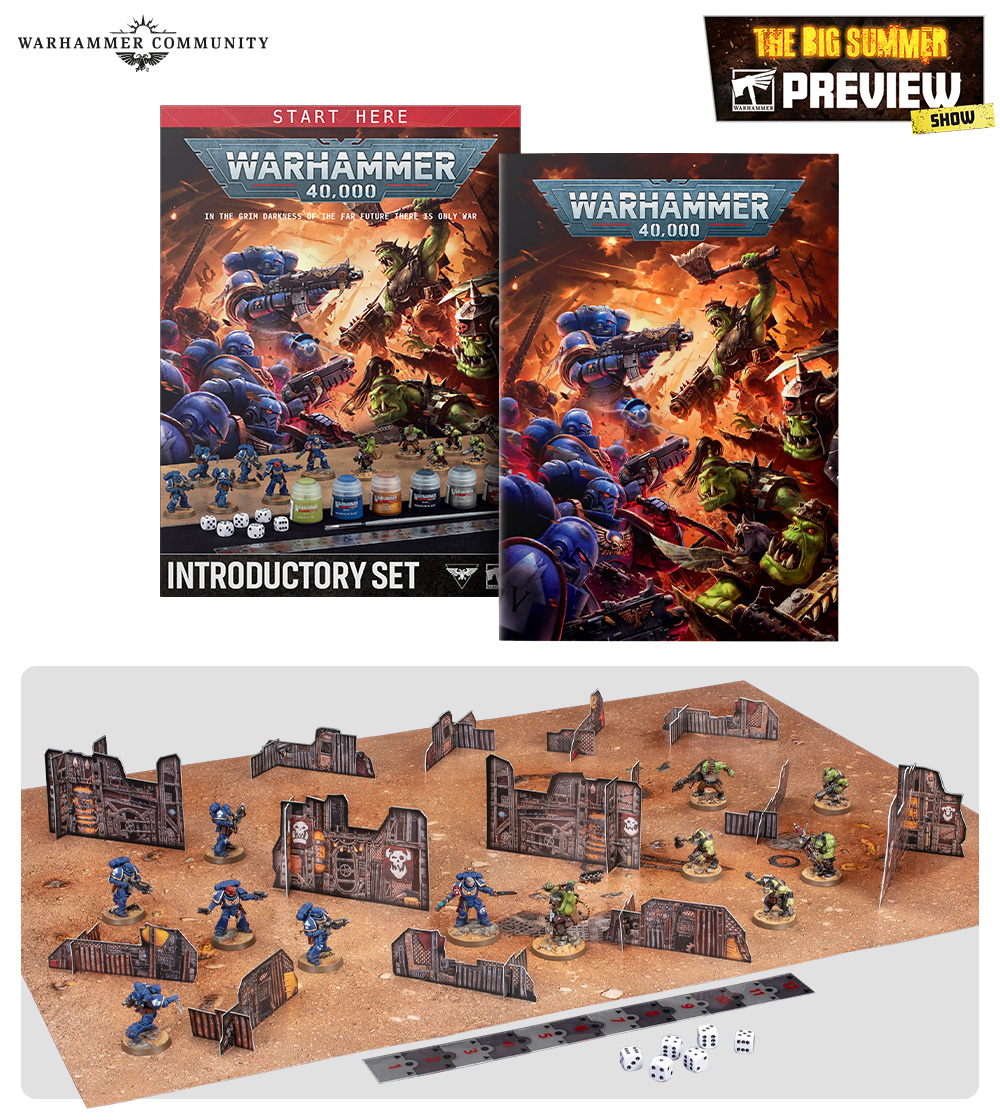 Caixa do Conjunto Introdutório de Warhammer 40.000