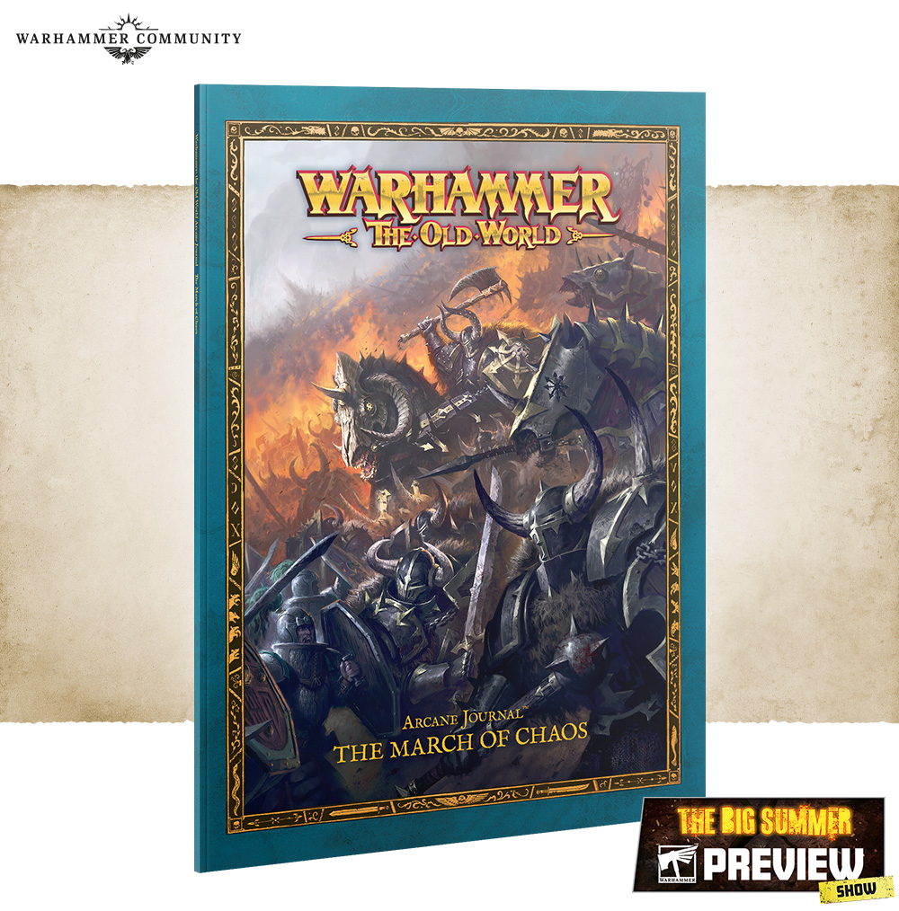 Capa do Arcane Journal: The March of Chaos dos Guerreiros do Caos