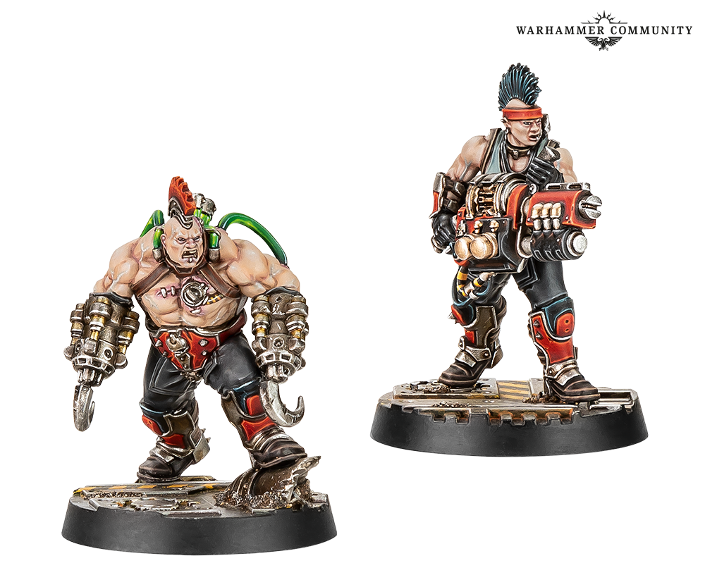 Detalhe de equipamento da gangue Goliath