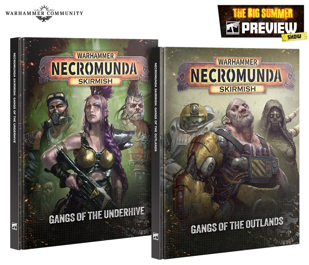 Os dois novos Livros de Gangue de Necromunda