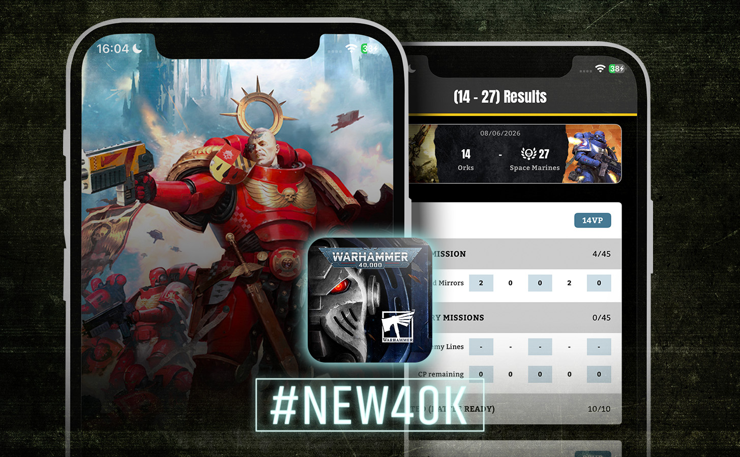 App de Warhammer 40K — nova edicao
