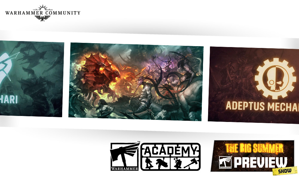 Arte de ambientação e colecionismo da Warhammer Academy