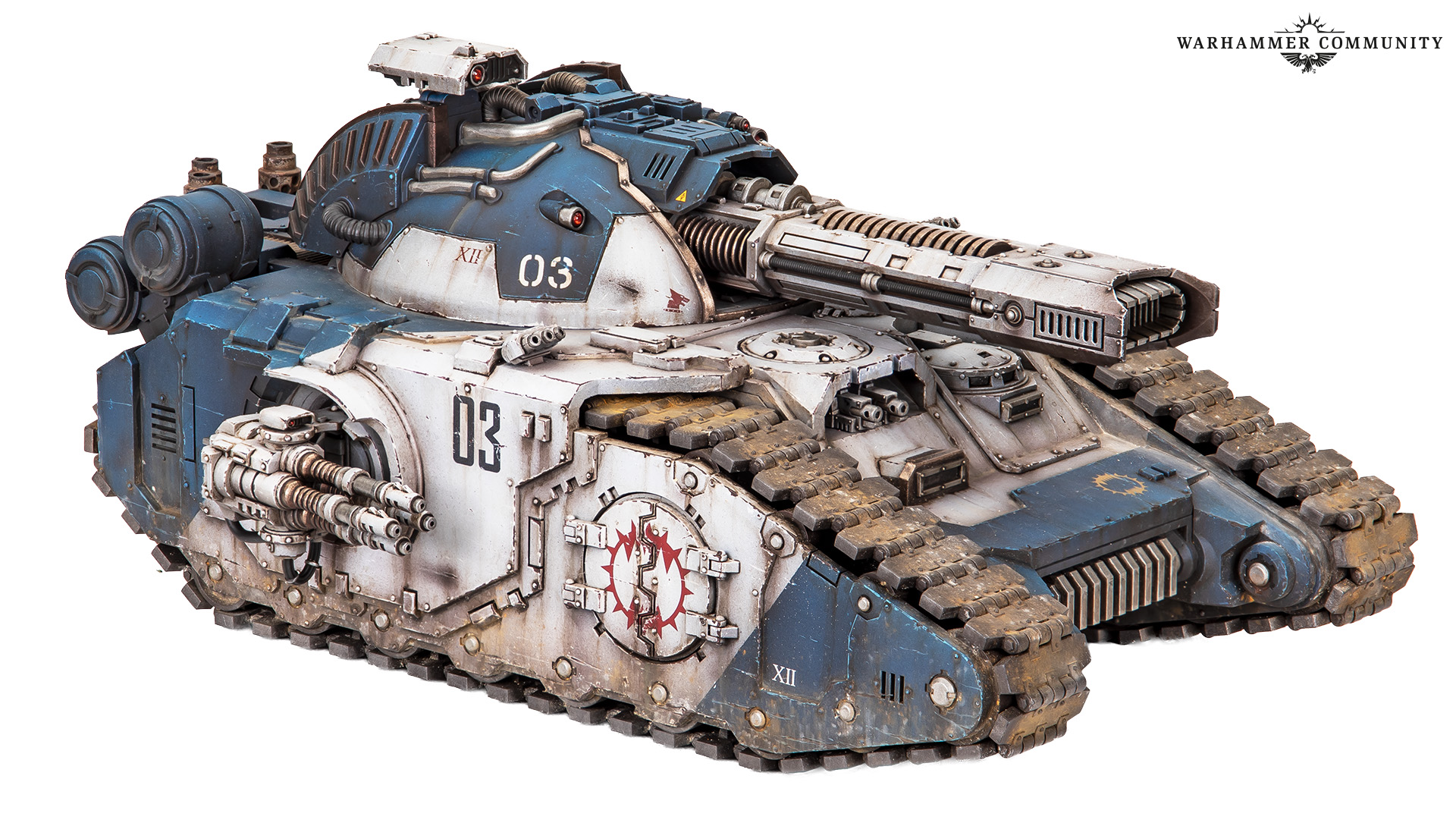 Carro de combate Glaive dos Devoradores de Mundos, pintado por Luke